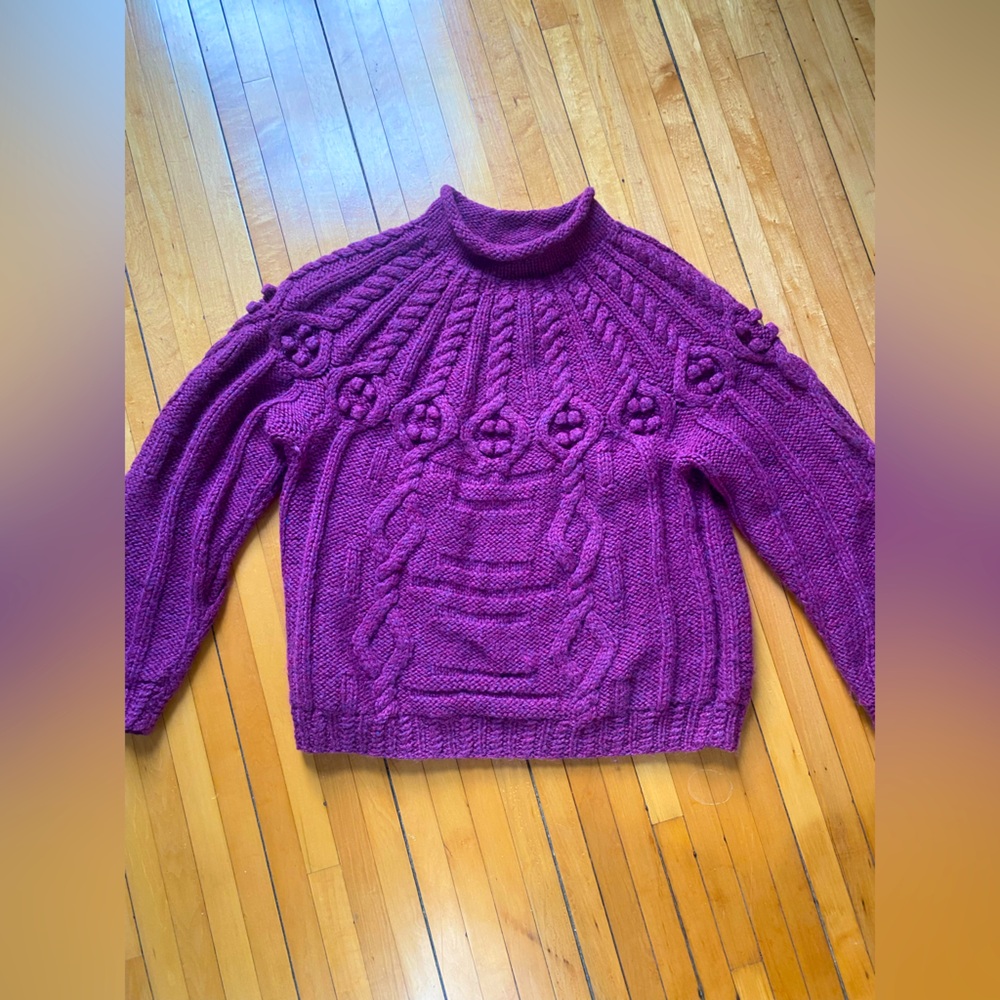 Gaeltarra sweater 100% alpaca, size medium